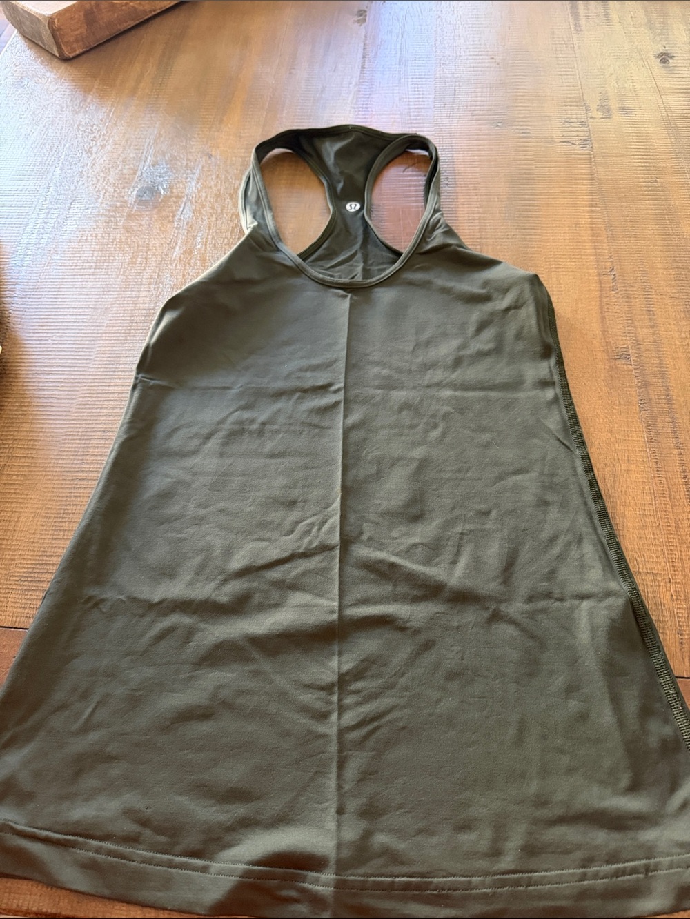 lululemon athletica Olive Green Racerback Tank Top - Picture 2 of 2